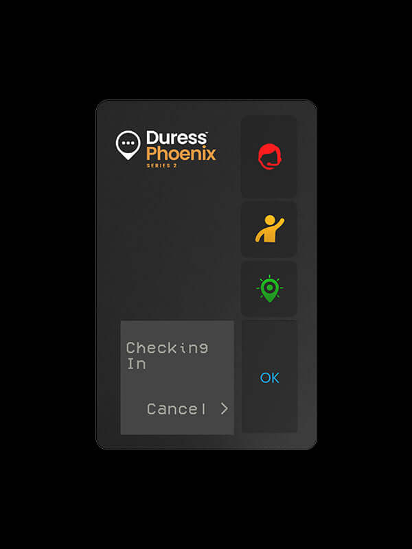 Phoenix safety device with wearable panic alert for workers