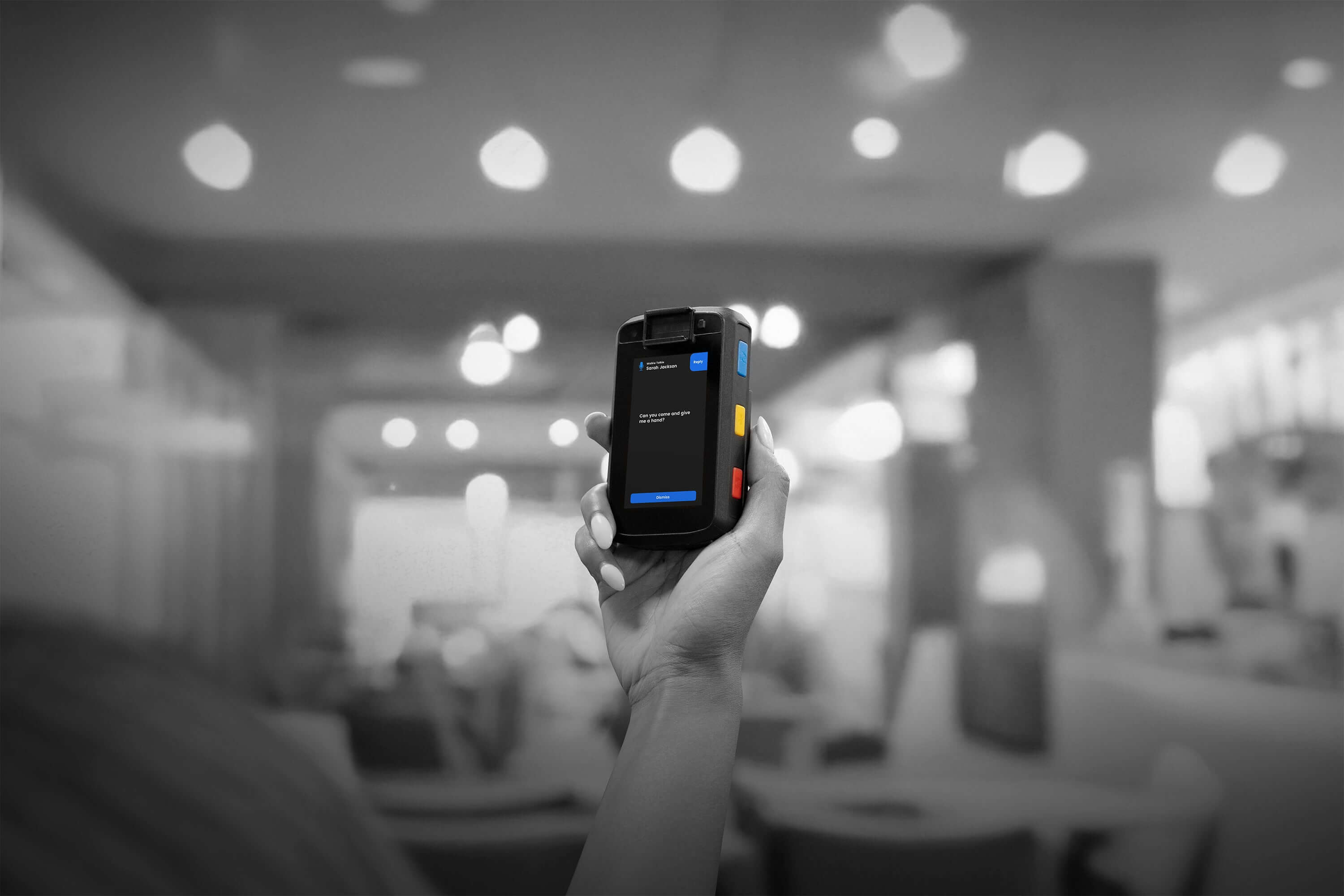 Body camera ideal for customer facing roles with high risk and aggression