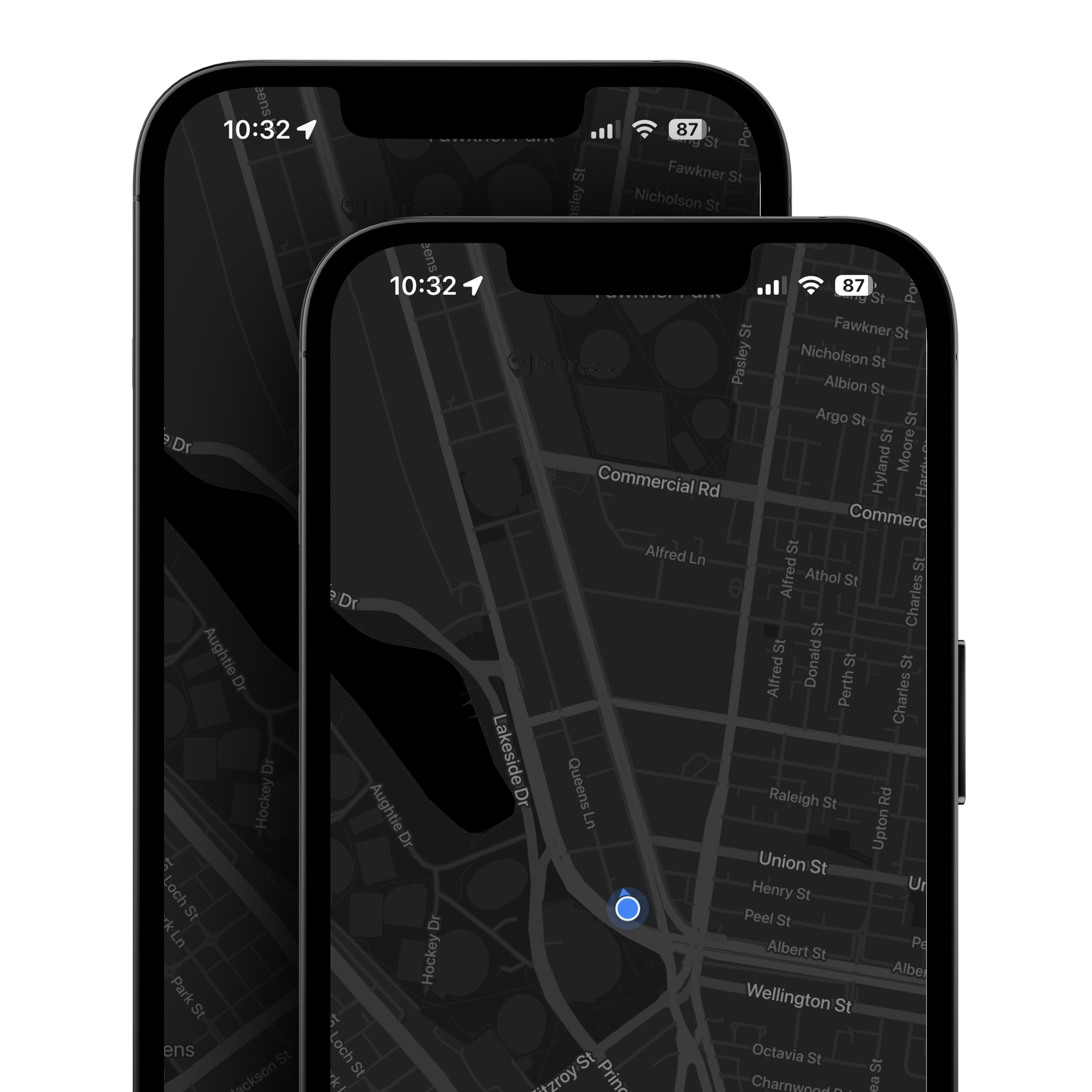 Duress App highlights live GPS tracking and emergency monitoring, ideal for frontline and lone workers