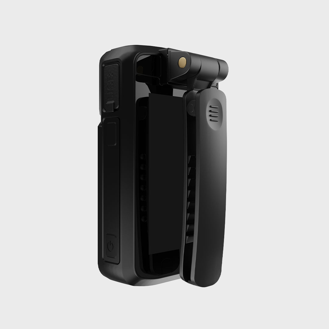 Duress Eagle Clip Large - body worn camera accessory with 360° rotation for quick access and secure safety for all teams.