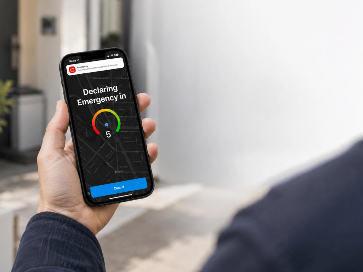 Duress App in use