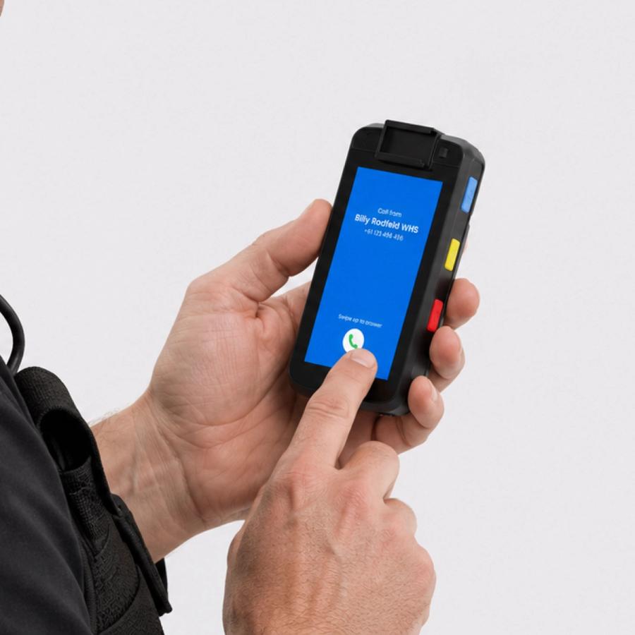 False alarm? Handled. If the button was pressed by accident, operators call to check in and stand down before anyone is dispatched. No…